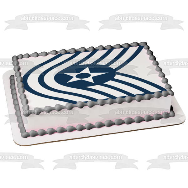 Air Force Senior Airman Logo Edible Cake Topper Image ABPID00305