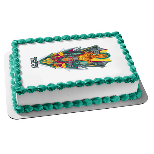 Guardians of the Galaxy Star-Lord Gamora Drax Groot Edible Cake Topper Image ABPID00422