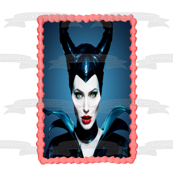 Maleficent Queen of the Moors Edible Cake Topper Image ABPID00546