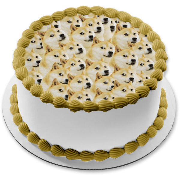 doge birthday cake