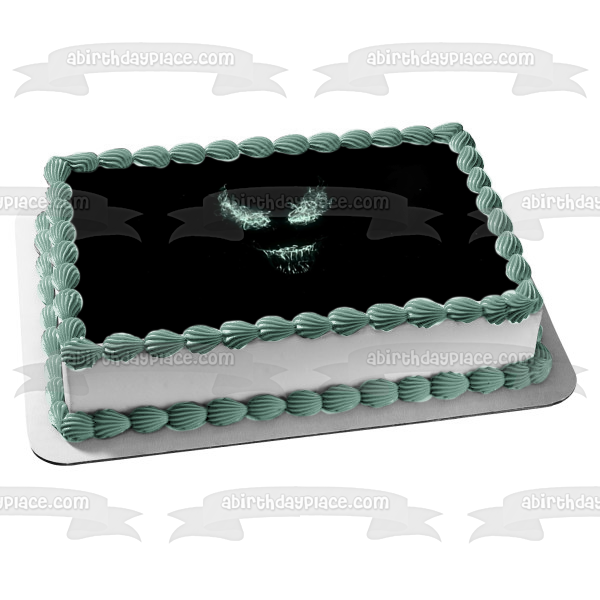 Venom Spider-Man Darkness Edible Cake Topper Image ABPID00624