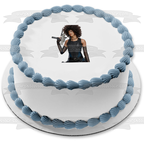 Deadpool Domino Edible Cake Topper Image ABPID00674