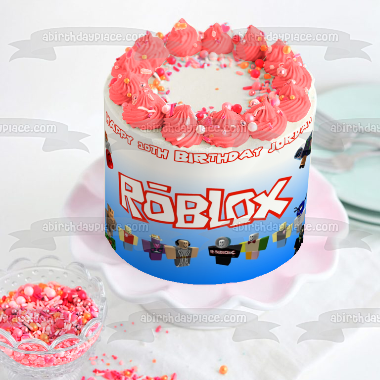 Personalised Roblox Birthday Png, Custom Birthday Roblox Png - Inspire  Uplift