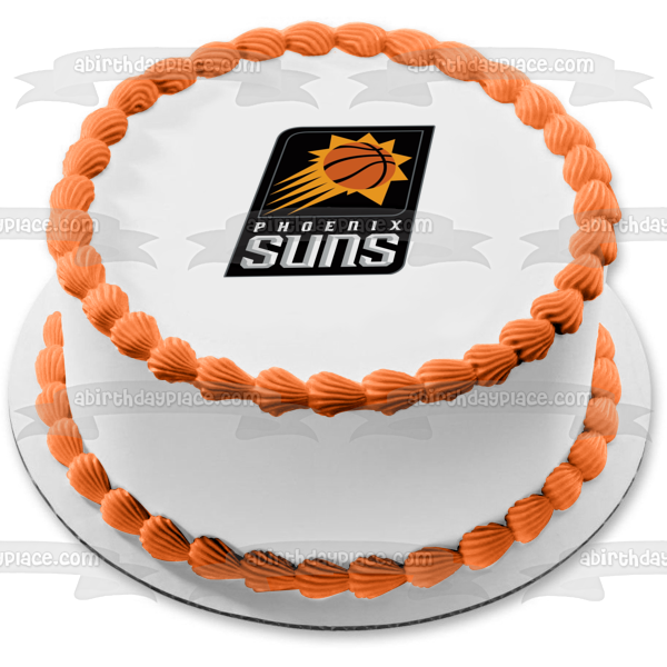 Phoenix Suns 2017 Logo Edible Cake Topper Image ABPID00395