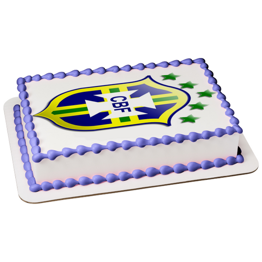 Logotipo de fútbol de Brasil Campeonato Brasileiro Série A Imagen comestible para decoración de tarta ABPID00961 