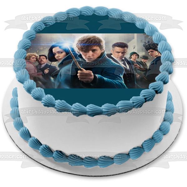 Fantastic Beasts: The Crimes of Grindelwald Wand Movie Cast Edible Cake Topper Image ABPID00033