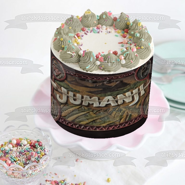 Jumanji Wooden Board Game Edible Cake Topper Image ABPID01012