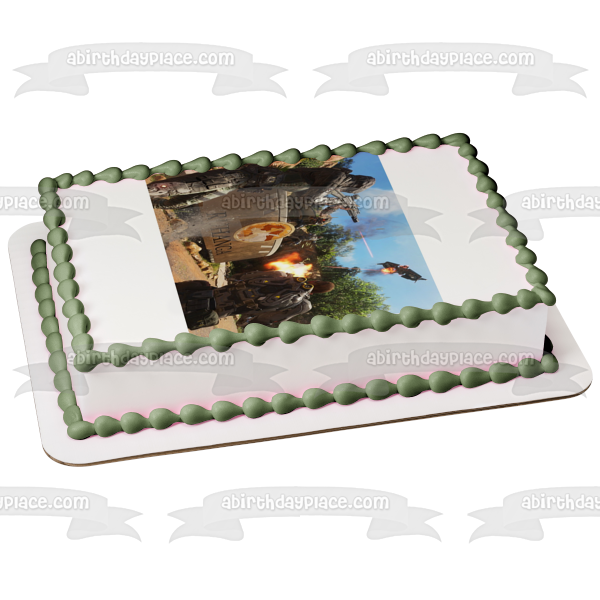 Call of Duty Ruhanga Battle Scene Edible Cake Topper Image ABPID01067