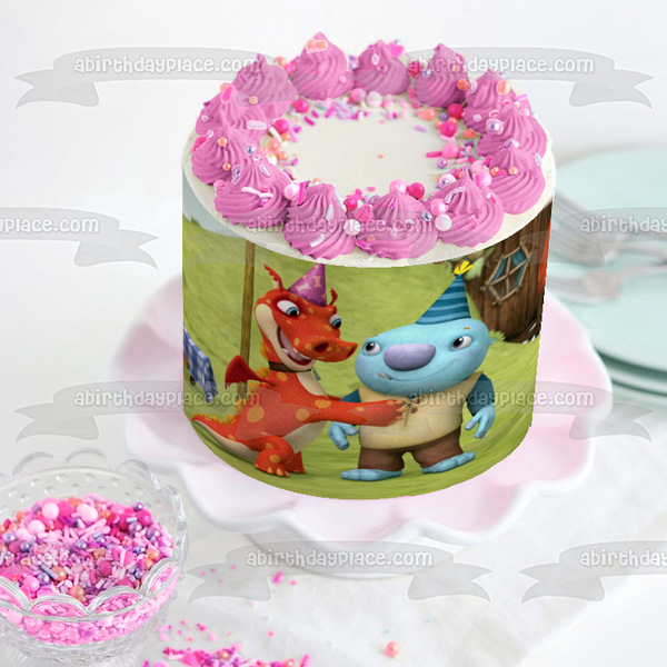 Wallys Great Big Birthday Hunt Norville Wally Trollman Party Hats Edible Cake Topper Image ABPID01464