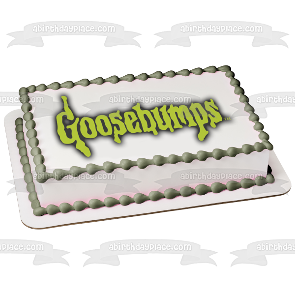 Goosebumps Logo Edible Cake Topper Image ABPID01500