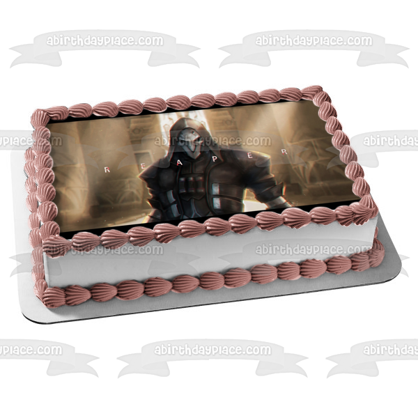 Overwatch Reaper Mercenary Reyes Imagen comestible para decoración de tarta ABPID01601 