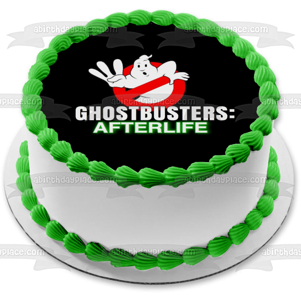 Ghostbusters: Afterlife Logo with Mooglie Edible Cake Topper Image ABPID54652