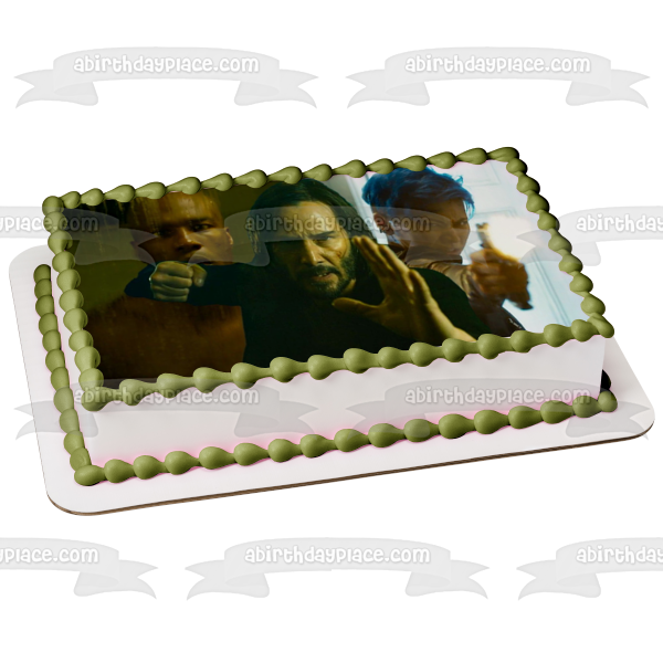 The Matrix Resurrections Morpheus Neo Edible Cake Topper Image ABPID54724