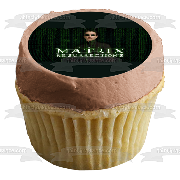 The Matrix Resurrections Neo Edible Cake Topper Image ABPID54726