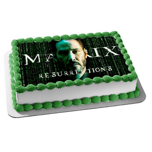 The Matrix Resurrections Neo Edible Cake Topper Image ABPID54729