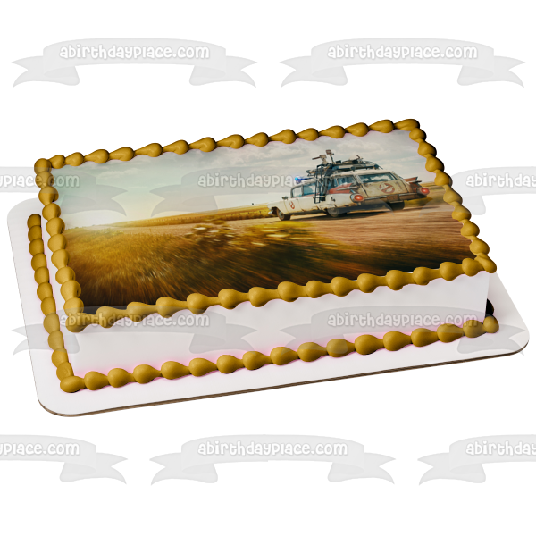 Ghostbusters: Afterlife Ecto-1 Edible Cake Topper Image ABPID54664