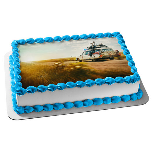 Ghostbusters: Afterlife Ecto-1 Edible Cake Topper Image ABPID54664