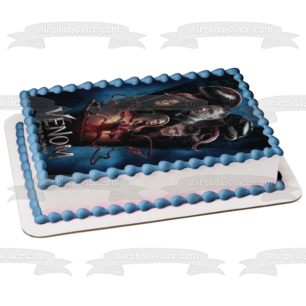 Venom: Let There Be Carnage Lady Jessica Eddie Brock Party Guest Edible Cake Topper Image ABPID54689