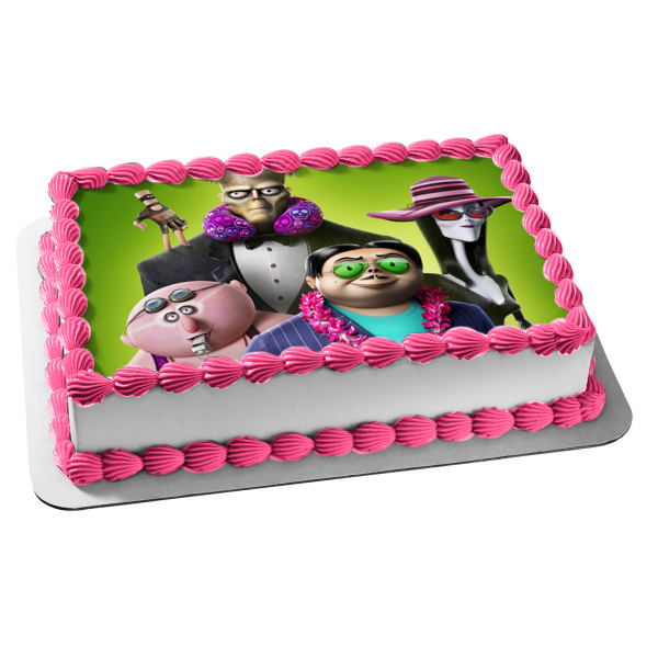 The Addams Family 2 Lurch Gomez Morticia Edible Cake Topper Image ABPID54695