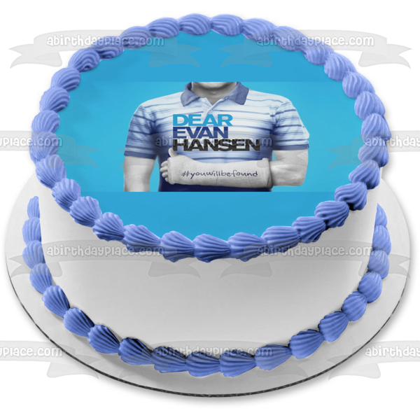 Dear Evan Hansen #Youwillbefound Edible Cake Topper Image ABPID54698