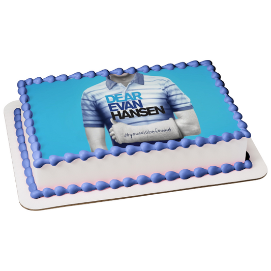 Dear Evan Hansen #Youwillbefound Edible Cake Topper Image ABPID54698