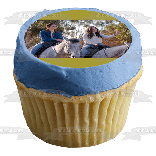 He's All That Zack Siler Laney Boggs Riding Horses Edible Cake Topper Image ABPID54781