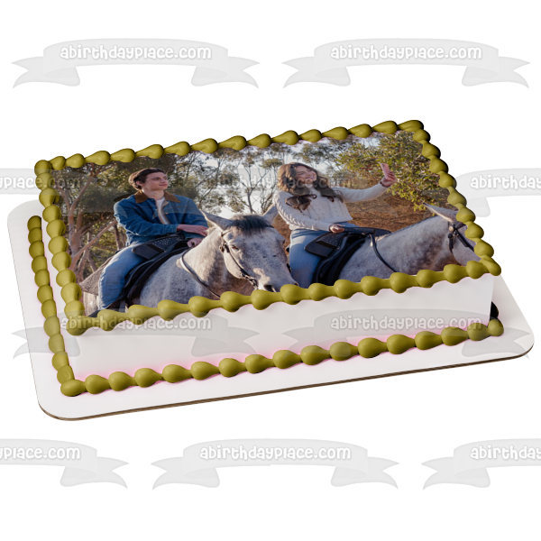 He's All That Zack Siler Laney Boggs Riding Horses Edible Cake Topper