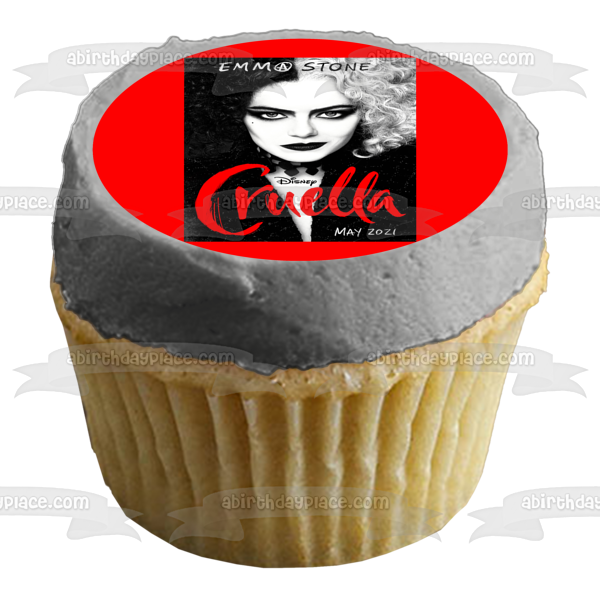 Cruella Movie Poster Edible Cake Topper Image ABPID54671