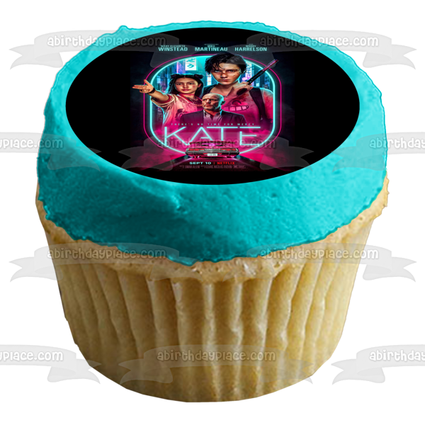 Kate Movie Poster Ani Varrick Edible Cake Topper Image ABPID54790