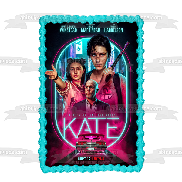 Kate Movie Poster Ani Varrick Edible Cake Topper Image ABPID54790