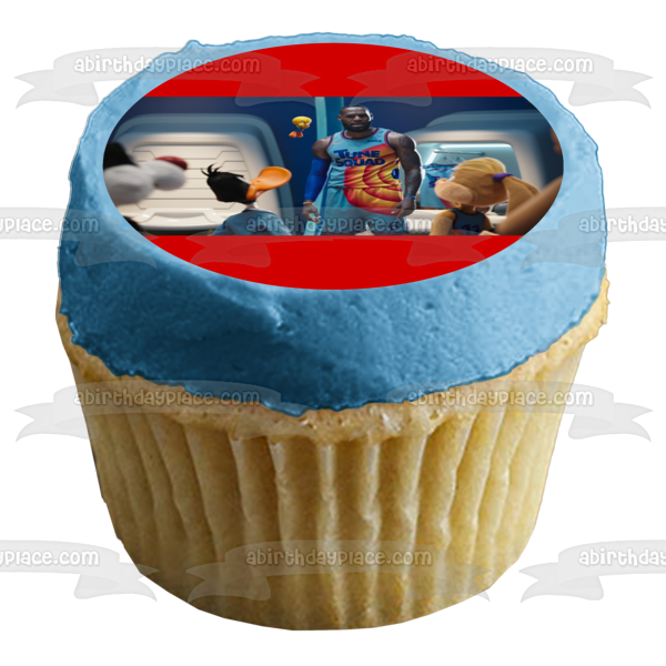 Space Jam: A New Legacy Lebron James Tweety Bird Edible Cake Topper Image ABPID54859