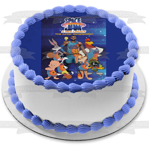 Space Jam A New Legacy Lebron James Edible Image Cake Topper Personalized  Birthday Sheet Decoration Custom Party Frosting Transfer Fondant