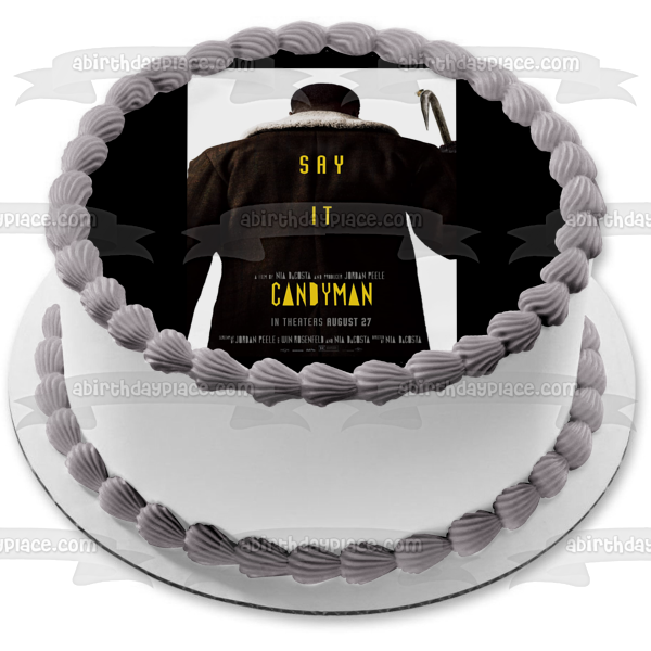 Candyman Movie Poster Edible Cake Topper Image ABPID54799