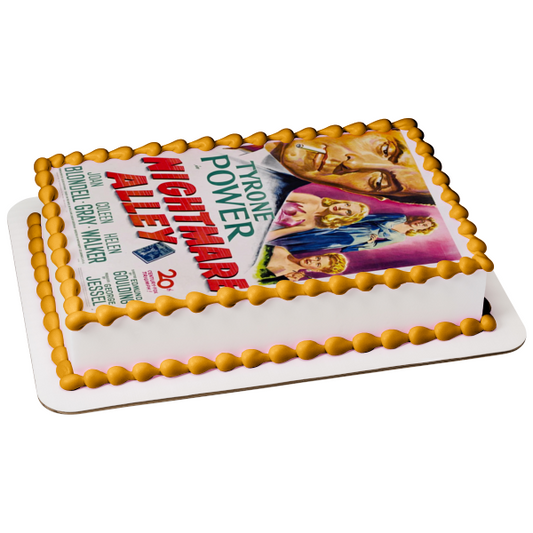 Nightmare Alley Movie Poster Edible Cake Topper Image ABPID54802