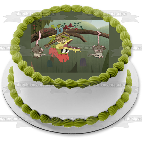 Arlo the Alligator Boy Edible Cake Topper Image ABPID54873