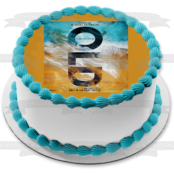 Old Movie Poster M. Night Shyamalan Edible Cake Topper Image ABPID54815