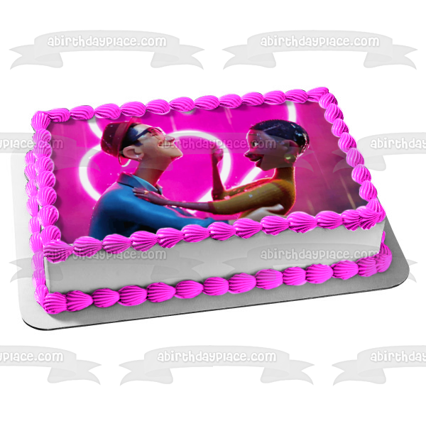 Us Again Art Dot Edible Cake Topper Image ABPID54888