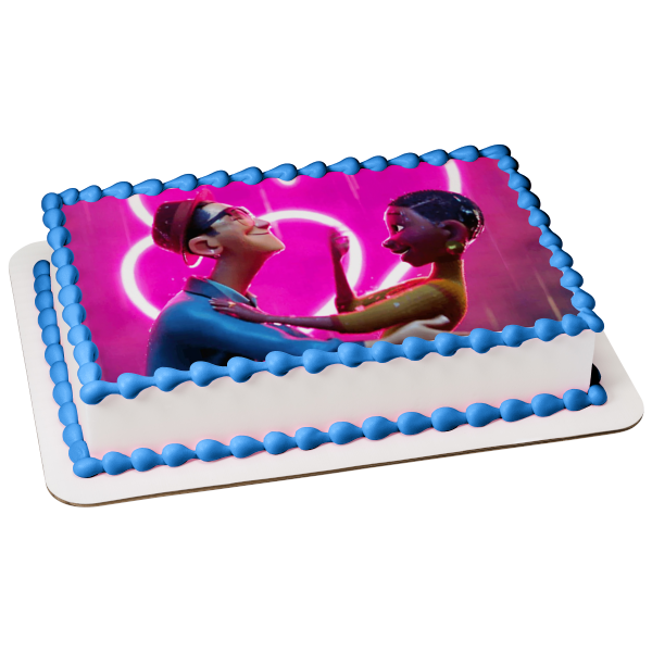 Us Again Art Dot Edible Cake Topper Image ABPID54888