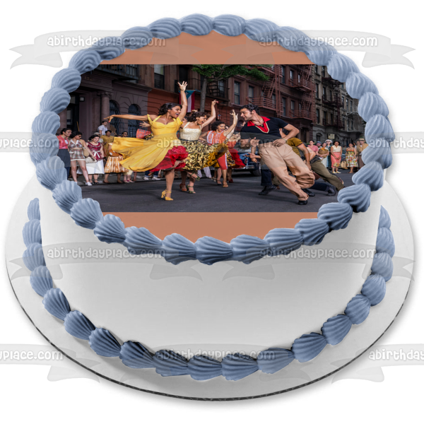 West Side Story Anita Maria Tony Dancing Edible Cake Topper Image ABPID54837