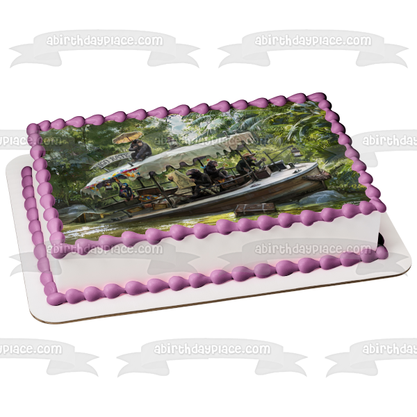 Jungle Cruise Monkeys Edible Cake Topper Image ABPID54842
