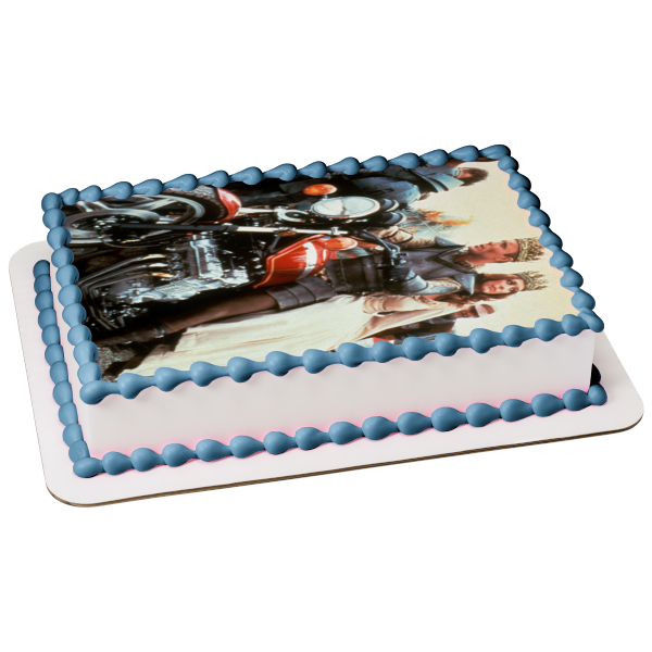 Knightriders Billy Julie Edible Cake Topper Image ABPID54957