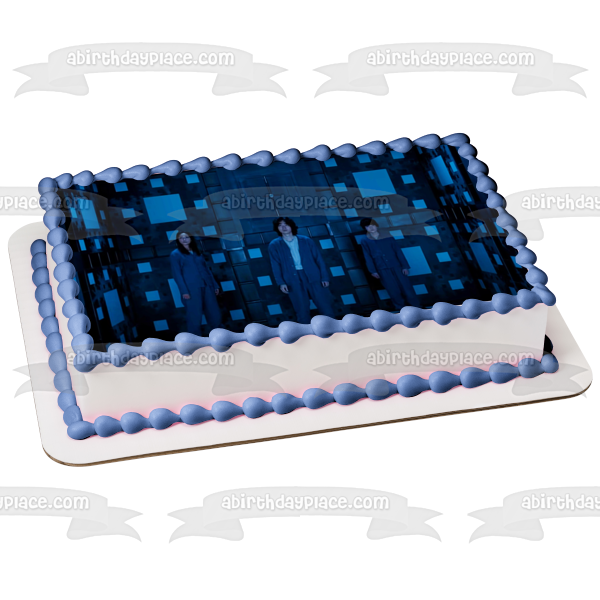 Cube Edible Cake Topper Image ABPID55035