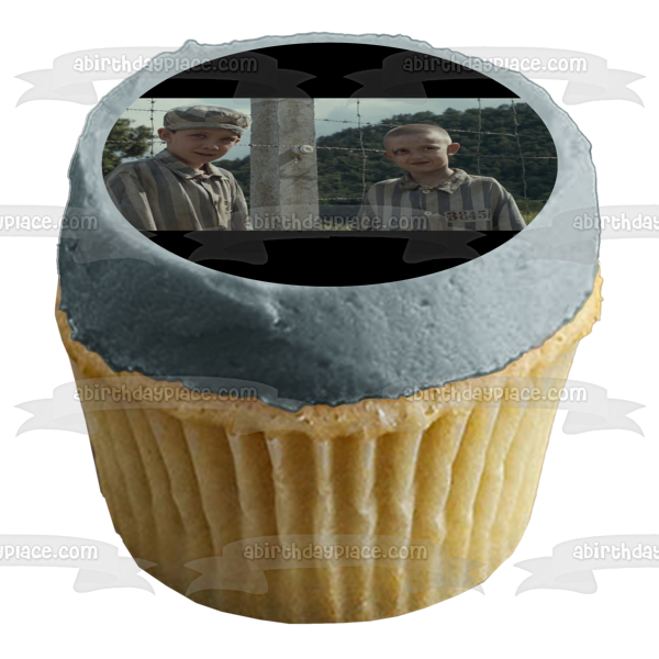 Adorno comestible para tarta El niño con el pijama de rayas Bruno Shmuel Imagen ABPID55049 