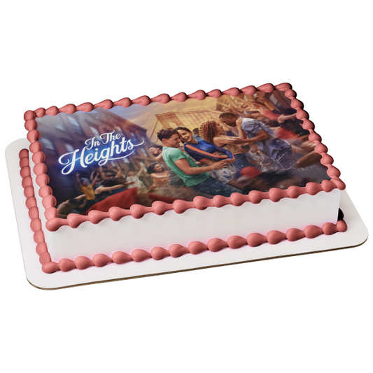In the Heights Vanessa Usnavi De La Vega Nina Benny Imagen comestible para decoración de tarta ABPID54709 