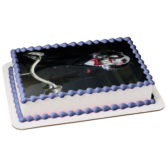 Saw Jigsaw Edible Cake Topper Image ABPID55056