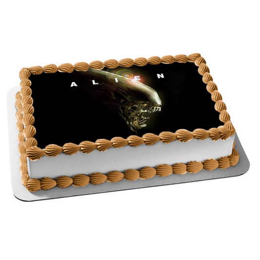 Alien Edible Cake Topper Image ABPID55013