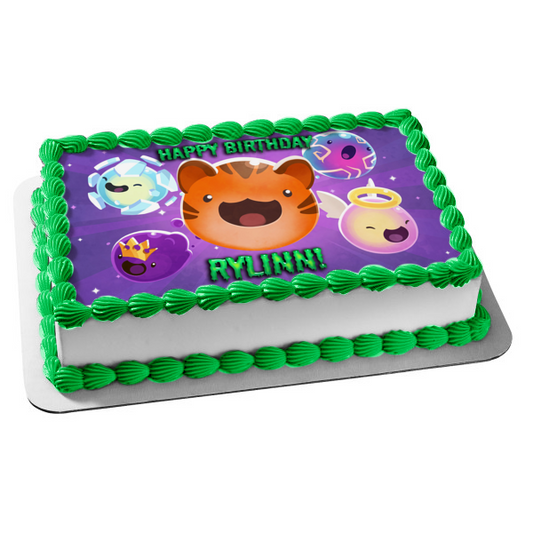 Slime Rancher Secret Style DLC Tiger Angelic Radiant Arcane Edible Cake Topper Image or Strips ABPID54092