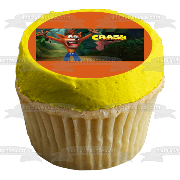 Crash Bandicoot Insane Trilogy Remaster Plus Edible Cake Topper Image ABPID01659