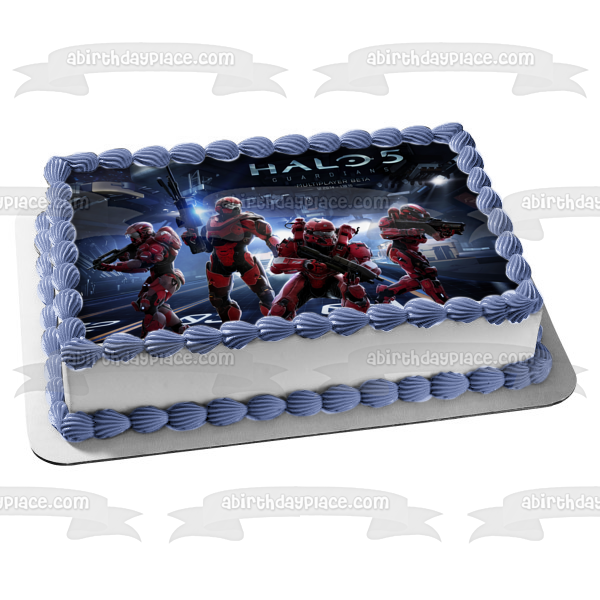 Halo 5 Guardians Assorted Characters Edible Cake Topper Image ABPID00032