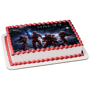Halo 5 Guardians Assorted Characters Edible Cake Topper Image ABPID00032